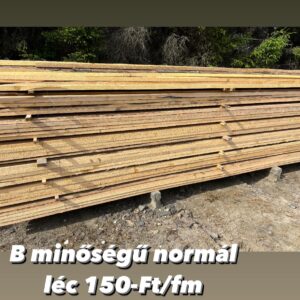 B minőségű Normál léc