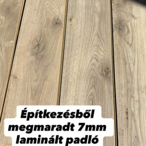 Építkezésből megmaradt 7mm Laminált Padló