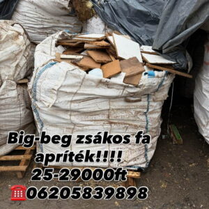 Big-Bag Zsákos Fa Apríték