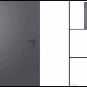 Tűzvédelmi ajtó PT30 1000x2000mm.